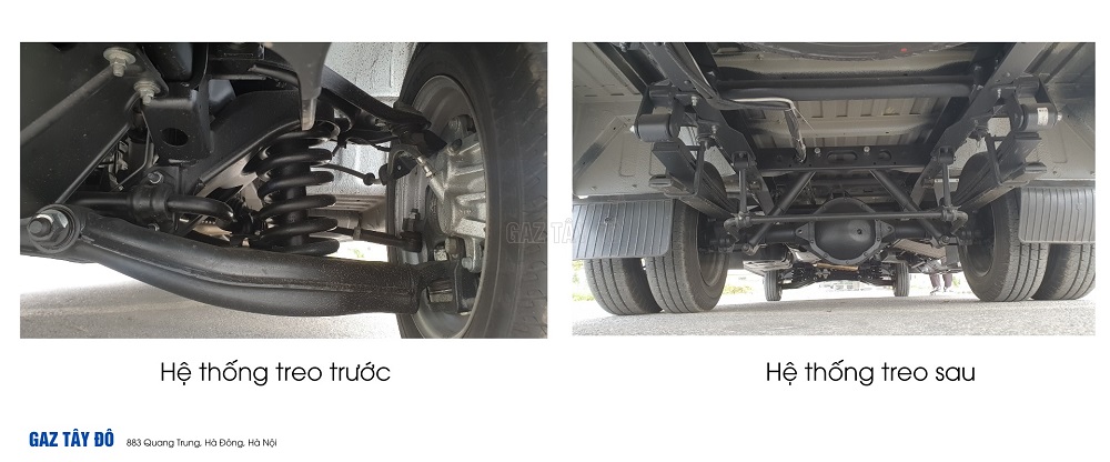 Hệ thống treo xe gaz van