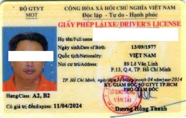 bằng b2 có chạy được xe cứu thương không