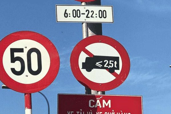Luật cấm tải mới nhất ở TP. Hà Nội